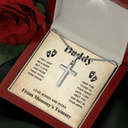 DADDY BUMP CROSS NECKLACE GIFT SET