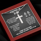 STEPPED UP DAD CROSS NECKLACE GIFT SET