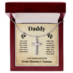 DADDY BUMP CROSS NECKLACE GIFT SET