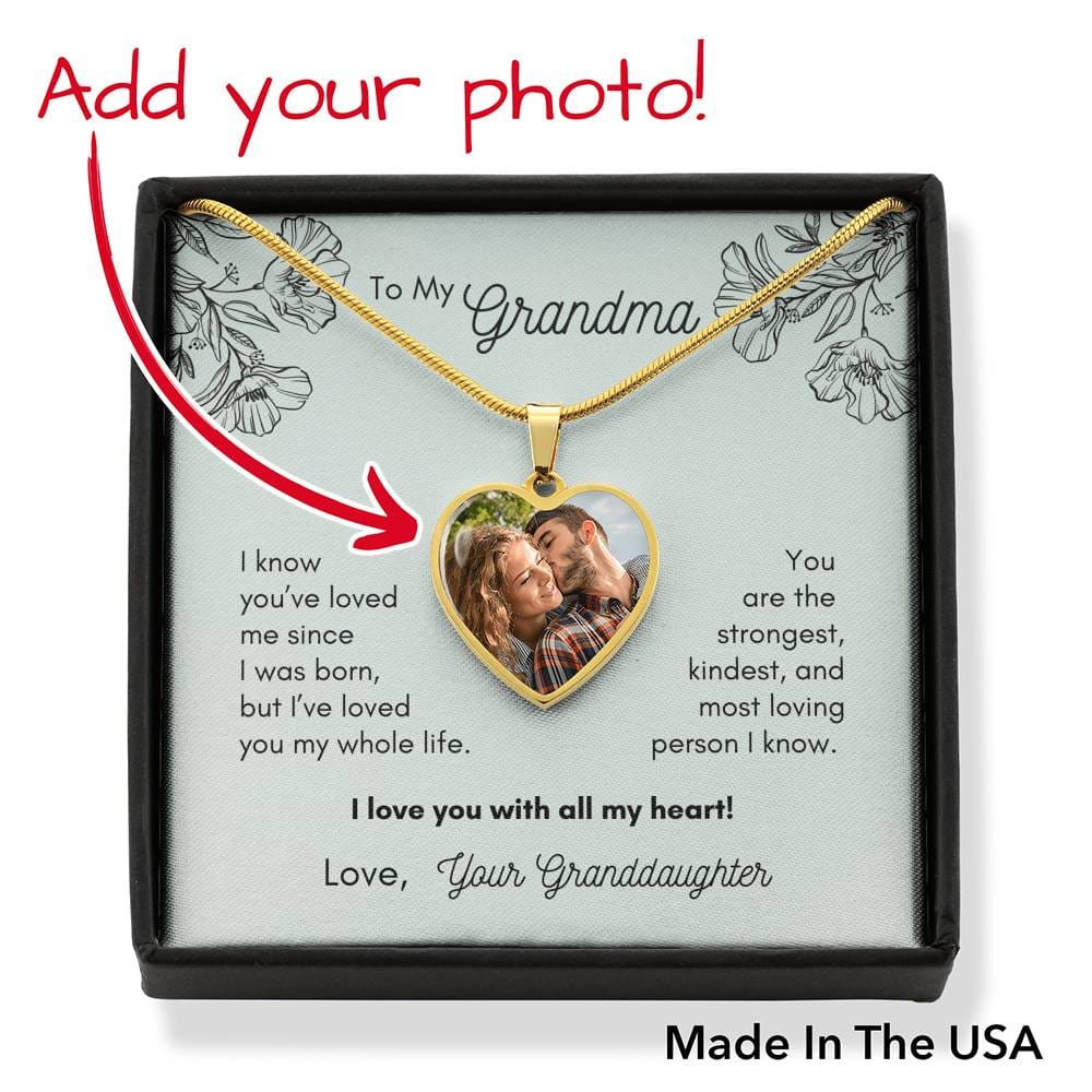 To My Grandma - I've Loved You My Whole Life - Necklace