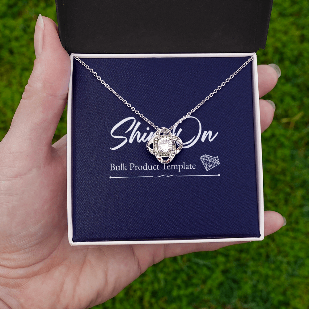 10TH BIRTHDAY LOVE KNOT NECKLACE GIFT SET