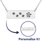 Personalized Mama Turtle + 4 Babies - Necklace